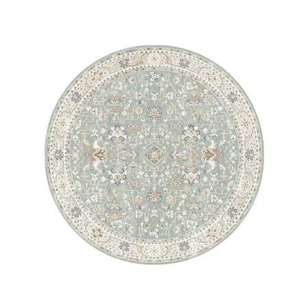 Mayberry Rug 7 ft. 10 in. Windsor Manchester Round Rug, Blue WD4026 8RD